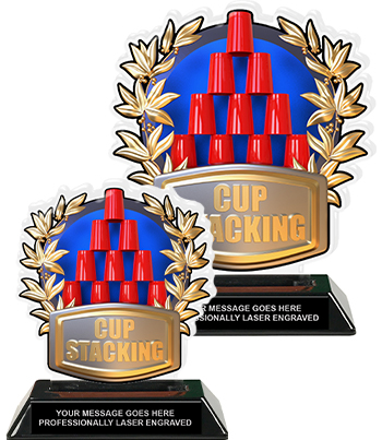 Cup Stacking Colorix-T Acrylic Trophies