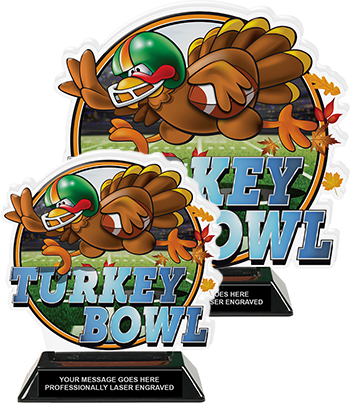 Turkey Bowl Colorix-T Acrylic Trophies