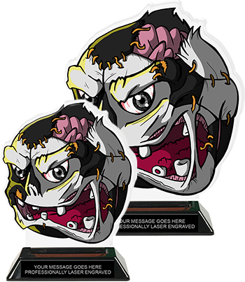 Exclusive Zomball Soccer Colorix-T Acrylic Trophies