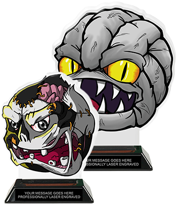 Exclusive Zomball Colorix-T Acrylic Trophies