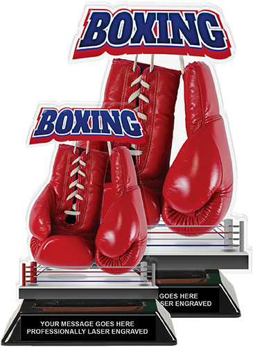 Peak Boxing Trophy Award 3 sizes free engraving & p&p 