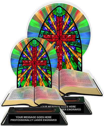 Stained Glass Religion Colorix-T Acrylic Trophies