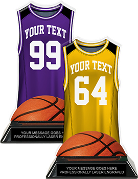 Basketball Jersey Colorix-T Acrylic Trophies