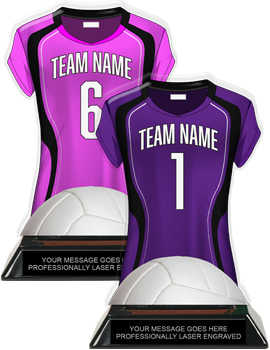 Volleyball Jersey Colorix-T Acrylic Trophies