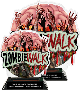 Zombie Walk Colorix-T Acrylic Trophies