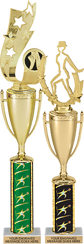 Tap Dance Figure Trophies Dancing Awards 2 sizes FREE Engraving