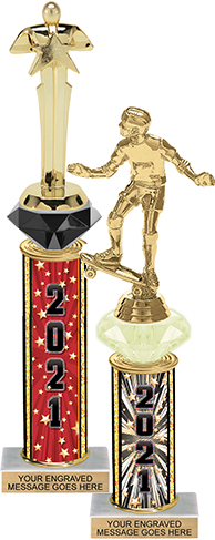 Exclusive Diamond Riser Year Comic Stars Trophies