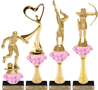 Pink Diamond Riser Trophies