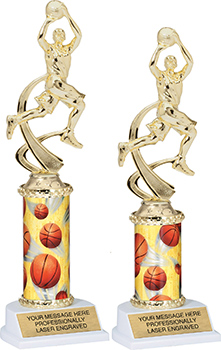 Basketball Male Sport Motion Trophies