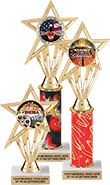 Shooting Star Power Color Insert Trophies.