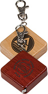 Wooden Key Chain Tape Measures