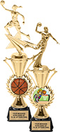 Basketball Radiance Riser Trophies