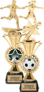 Soccer Radiance Riser Trophies