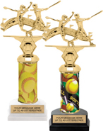 Softball Stadium Double Action Trophies