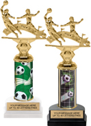 Soccer Male Stadium Double Action Trophies