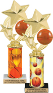Basketball Shooting Star Spinning Trophies