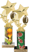 Football Shooting Star Spinning Trophies