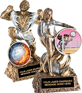 Volleyball Monster & Super Hero Resin Trophies