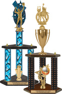 Volleyball Three-Post Trophies