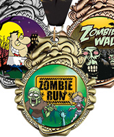 Zombie Insert Medal - Stock or Custom