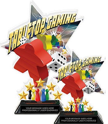Tabletop Gaming Shattered Star Colorix Acrylic Trophies