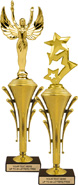 Plastic Triumph Cup with Figure Trophies