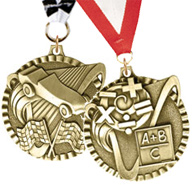 Gold Victory Medals