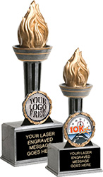 Victory Insert Torch Resin Trophies.