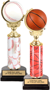 Spinning Squeezable Ball Trophies