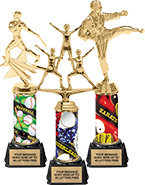 11-13 Inch Traditional Trophies on Regal Synthetic Bases