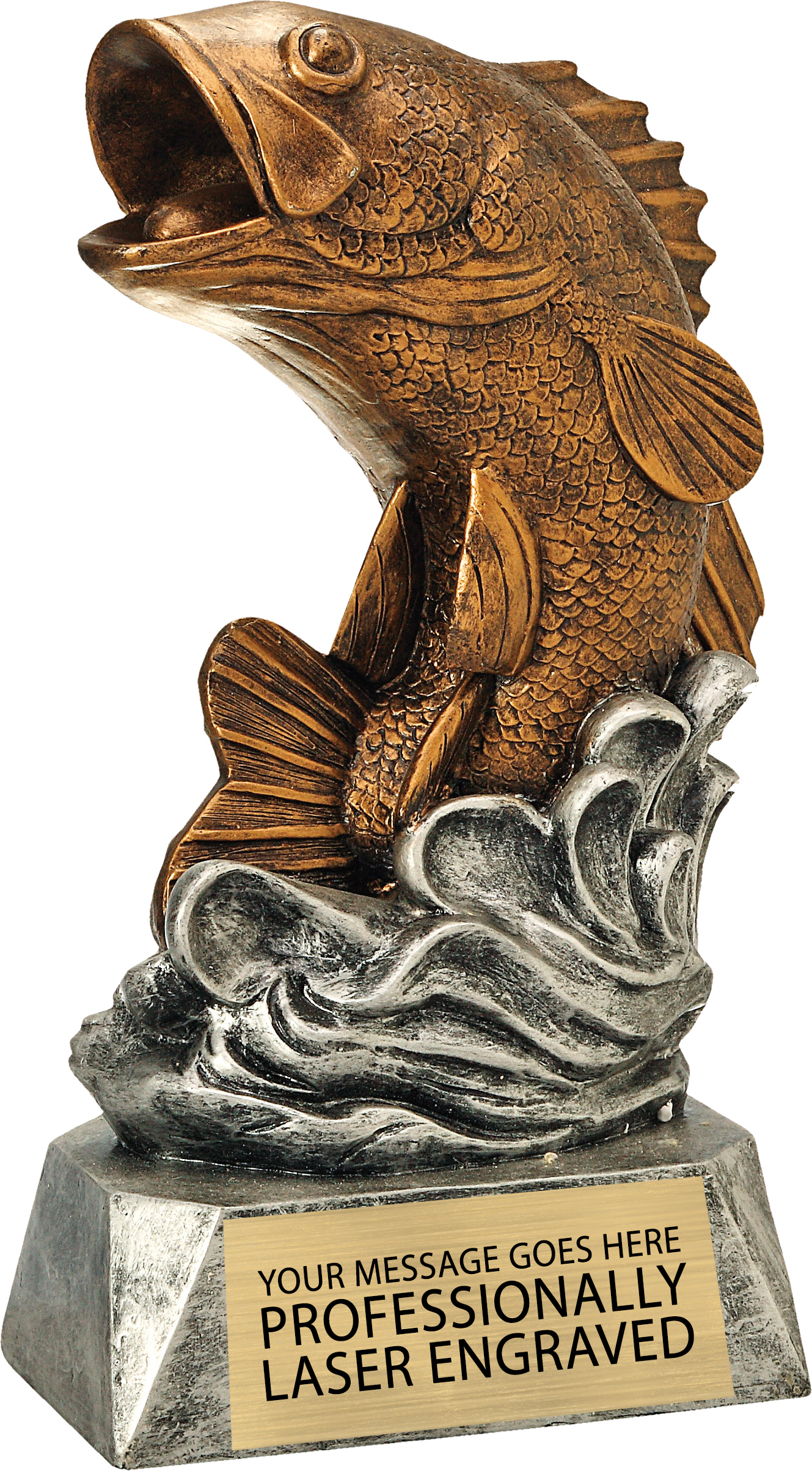 FREE LASER Engraving Fishing Trophy 