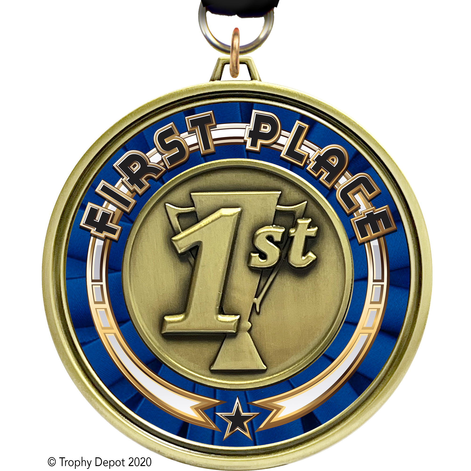3 inch Eclipse Insert Medal - 1st Place