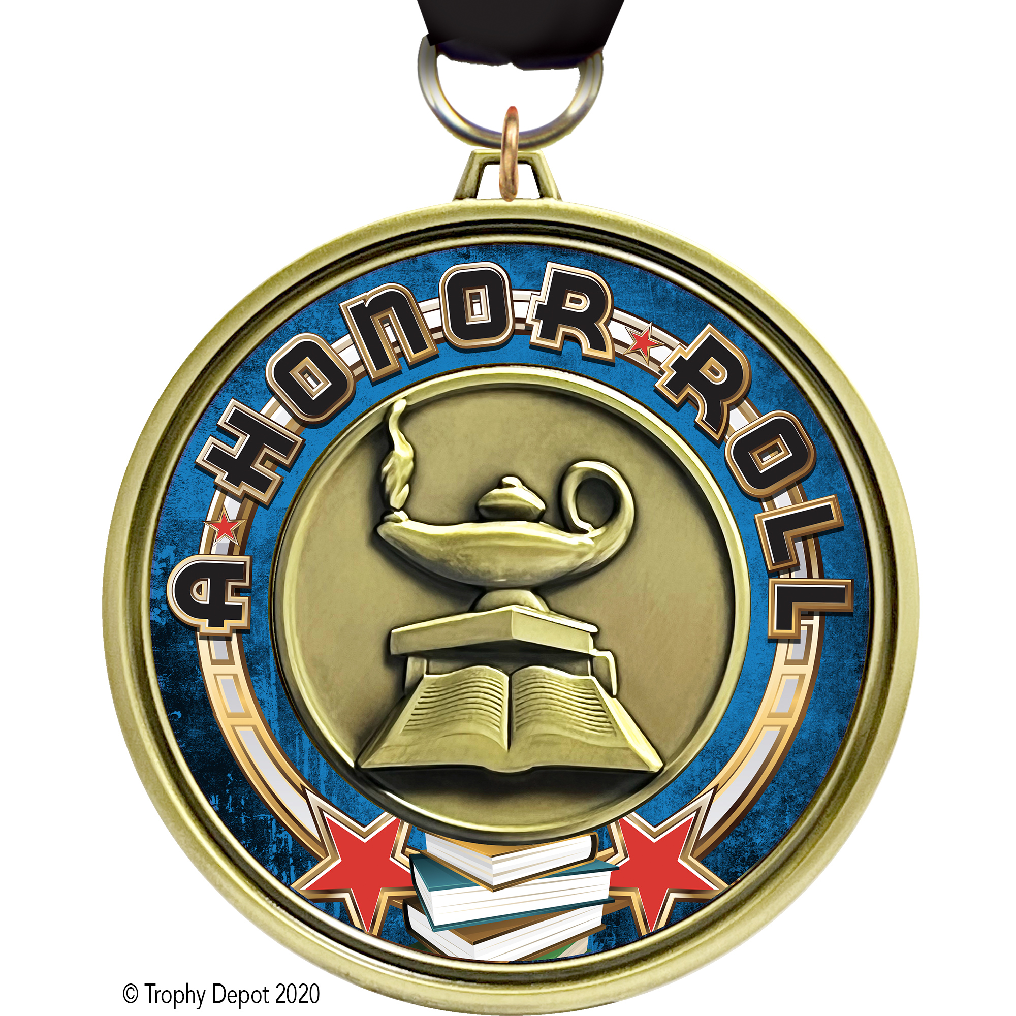 3 inch Eclipse Insert Medal - A Honor Roll
