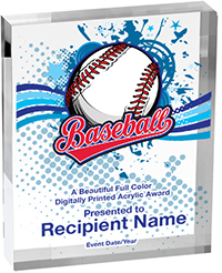 Baseball Vibrix Acrylic Award