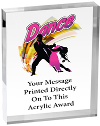 Dance Vibrix Acrylic Award