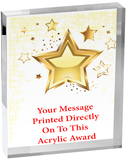 Stars Vibrix Acrylic Award
