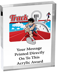 Track Vibrix Acrylic Award