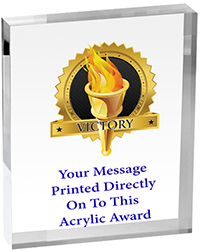 Victory Vibrix Acrylic Award