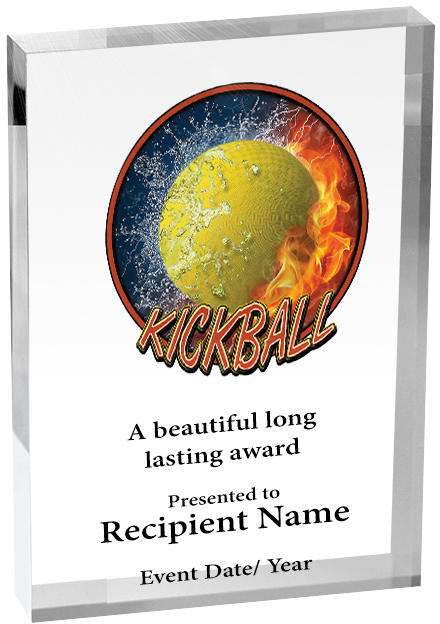 Kickball Vibrix Acrylic Award
