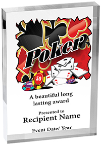 Card Games Vibrix Acrylic Award