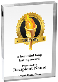 Victory Vibrix Acrylic Award