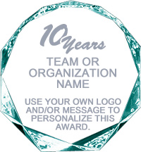 Acrylic Octagon Award