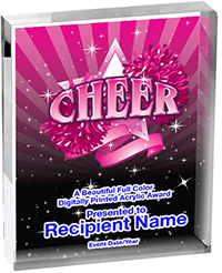 Cheer Vibrix Acrylic Award