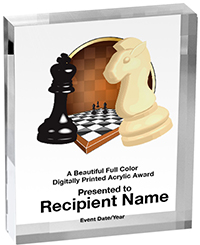 Chess Vibrix Acrylic Award