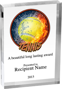 Tennis Vibrix Acrylic Award