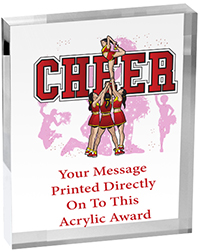 Cheer Vibrix Acrylic Award