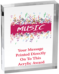 Music Vibrix Acrylic Award