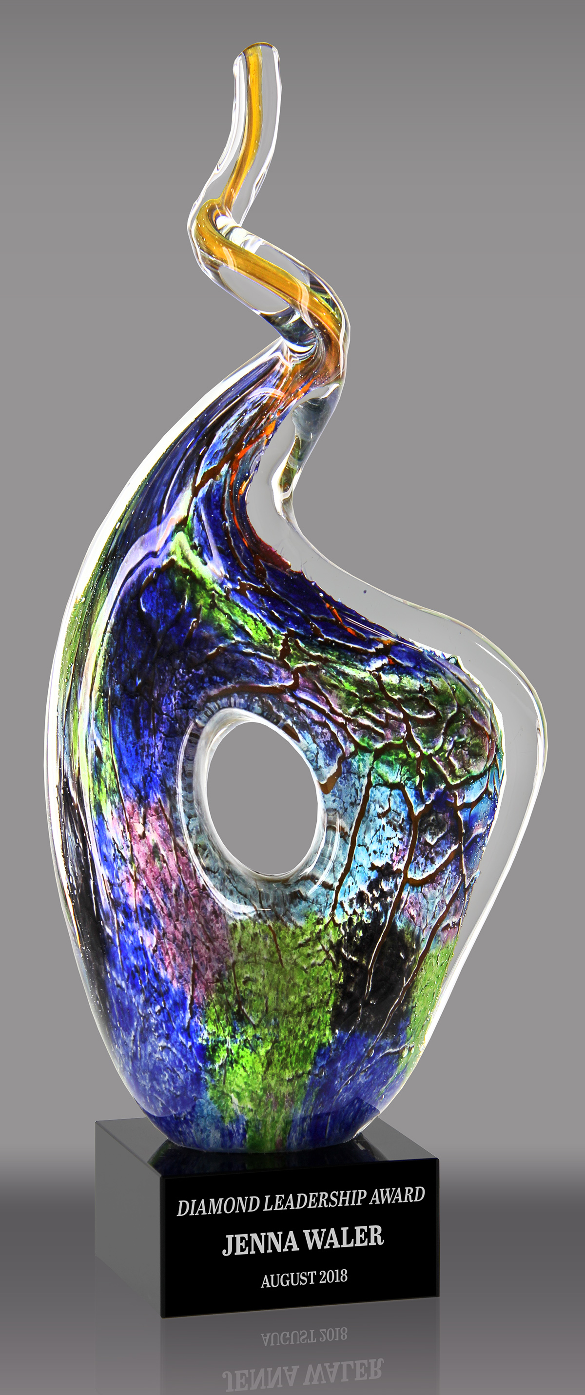 Elemental Twist Art Glass