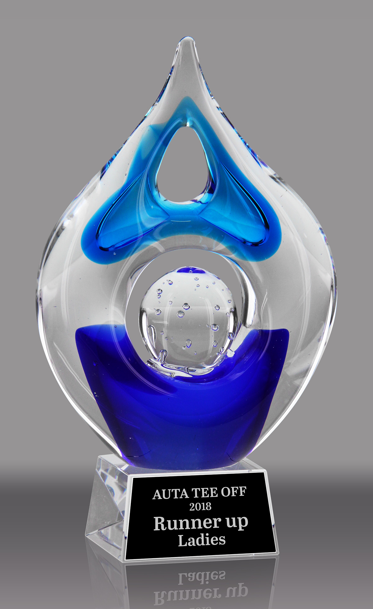 Hands of Victory Glass Award- 8.5 inch