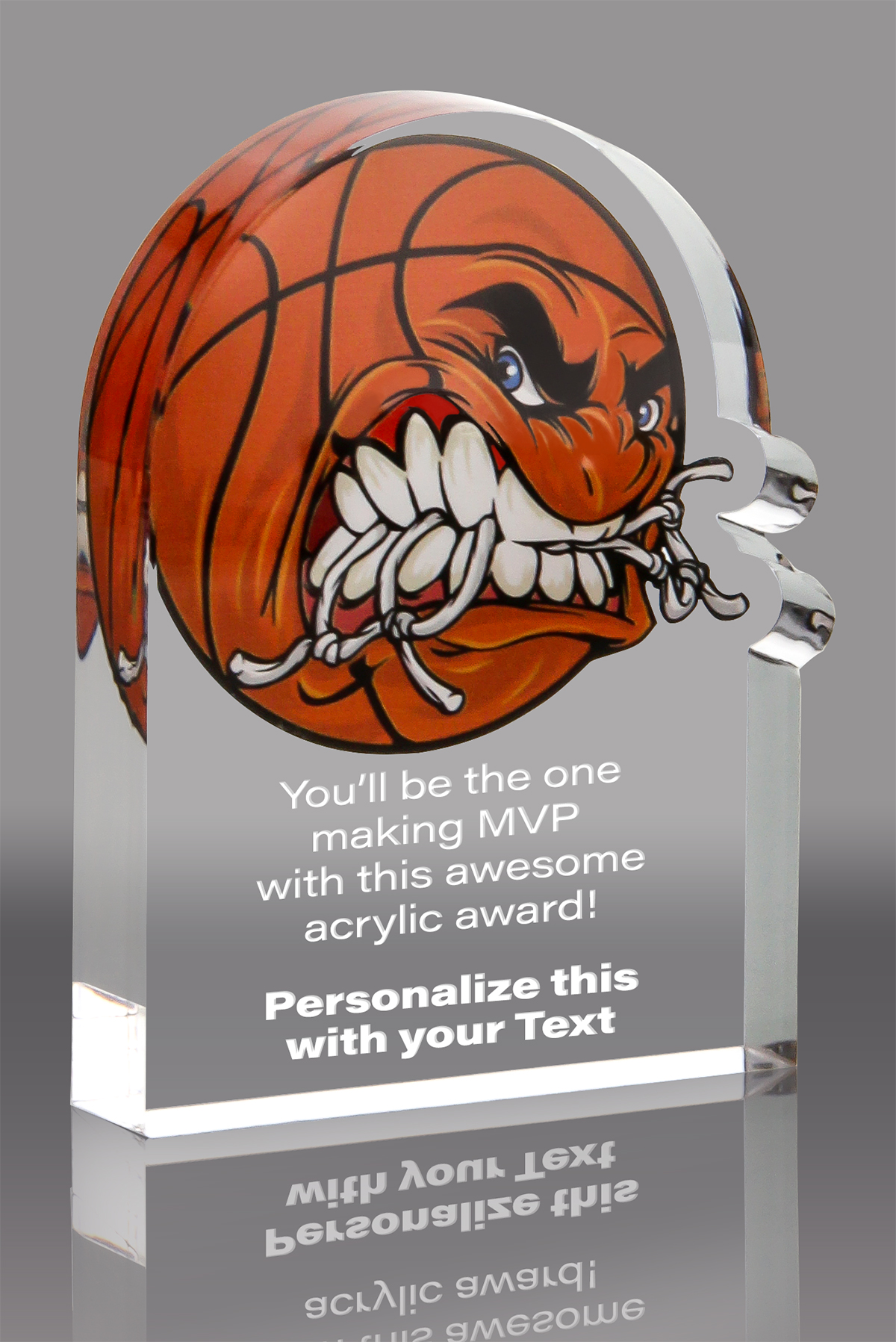 Basketball Krunch Acrylic Award- 4x5 inch